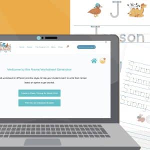 Name worksheet generator